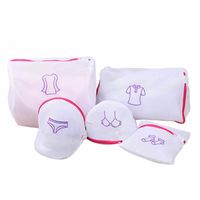 Wholesale Clothing Wardrobe Storage pc Bra Underwear Laundry Wash Bag Foldable Baskets Zippered Mesh Household Cleaning Tools Accessories Care Net