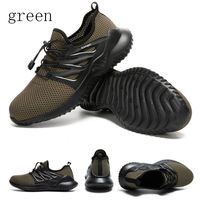 Wholesale Men Fashion Steel Toe Shoes Kevlar Fiber Safety Shoes Breathable Anti Smashing Anti Piercing Work Shoe For Men Top Quality Wild Comfortable Sneakers