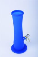 Wholesale Pink Silicone Bong with Diffused Downstem Silicone Water Pipe with mm joint Blue Silicone Dab Rig IN STOCK