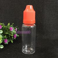 Wholesale directly factory price ML PET Plastic Bottle With Needle Cap Empty Dropper Bottles Ecig Child Proof plastic dropper bottle E liquid