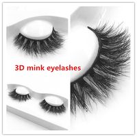 Wholesale 10 Styles D Mink Full Strip False Eyelash Acceptable D Real Mink Hair Fur Eyelashes Messy Eye lashes Extension Sexy Eyelash