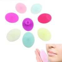 Wholesale Hot Wash Facial Exfoliating Brush Infant Baby Soft Silicone Wash Face Cleaning Pad Skin SPA Scrub Cleanser Tool