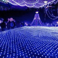 Wholesale 2x3m leds Led Net Light Curtain Lights Xmas Fairy Flash Lights Led Strings wedding Christmas Decoration