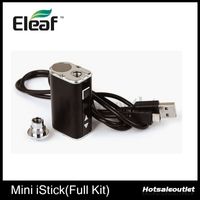 Wholesale Eleaf Mini istick W Full Kit Ismoka Eleaf Mini Istick mAh Capacity Battery With Adjustable Voltage and LED Digtal Screen