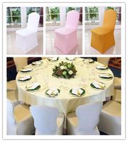 Wholesale Many Color Chair Covers Spandex For Wedding Banquet Chair Covers Hotel Decoration Decor