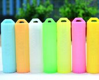 Wholesale Protective Silicone Rubber Sleeve With Non Toxic Material for Battery Colorful Silicone battery holder battery