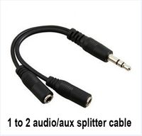Wholesale hot Audio Conversion Cable mm Male To Female Headphone Jack Splitter Audio Adapter Cable