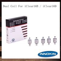 Wholesale Innokin Replaceable Dual Coil For iClear B D Clearomizer Dual Coil Heads For iClear16B D Atomizer Original