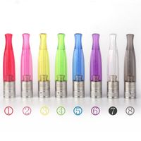 Wholesale GS H2S Clearomizer Vaporizers Ecig Updated Ego H2 Atomizer Tanks Dual Coils Thread gsh2 ml Fit Vision Ego II mah Battery