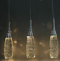 Wholesale Modern Crystal Lights Bubble Pendant Light with G4 Bulbs Shade Artistic Droplight Single heads Chandelier Lighting