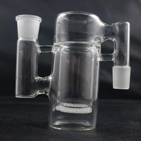 Wholesale Honeycomb Disc Glass Ashcatcher Glass Bong mm joint size Glass water Pipe Good diffusion Glass percolator Mini oil rig Hits smoother