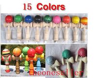 Wholesale Freeshipping Colors Available CM Kendama Toy Japanese Traditional Wood ball Game Toy Education Gifts Christmas gift