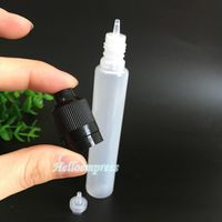 Wholesale LOWEST price eliquid ml plastic dropper bottles with color childproof tamper cap long tips for e liquid e juice smoke oil