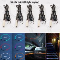 Wholesale 12v mini led optical fiber optic light source light engine for lighting car interior cinema stair step projector