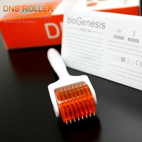 Wholesale DNS CE titanium alloy needles micro needle derma roller therapy system mesoroller skin needle microneedle