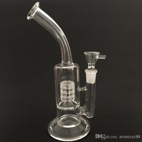Wholesale Glass Water pipe Glass Bubbler Oil Rig cm Glass Bongs vs recycler bong water pipe fast shipping