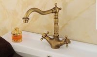 Wholesale Antique Bronze Finish Degree Swivel Brass Faucet Bathroom Basin Sink Mixer Bath kitchen taps Faucet