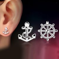 Wholesale 925 sterling silver items jewelry Swiss crystal stud earrings bow knot shaped wedding for woman charms vintage