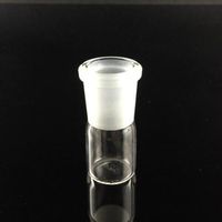 Wholesale Other Smoking Accessories Low Pfofile Adapter mm male to female and connector on mm ground joint for WaterPipes Glass Bong