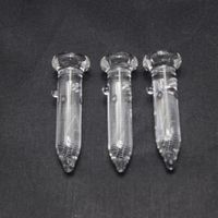 Wholesale 14mm or mm Glass Nail for Glass Bongs Water Pipes Glass bubbler Oil Rig and Dab High Quality Glass Nails