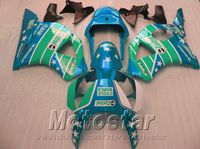 Wholesale 7 Free gifts fairing kit for Honda Injection molding cbr900rr CBR RR green black fairings CBR954 YR81