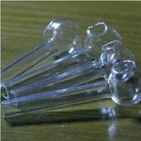 Wholesale Smoking Accessories glass Hookah Straight tube glass burning pot Support mixed batch