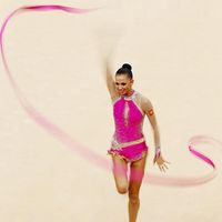 Wholesale 2020 new in stock M Dance Ribbon Gym Rhythmic Art Gymnastic Ballet Streamer Twirling Rod