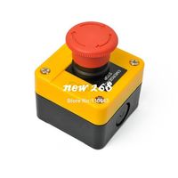Wholesale High Quality V A Red Sign Emergency Stop Push Button Switch