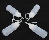 Wholesale Vape Ejuice Eliquid Ecig Plastic Dropper Bottle ml PE PET Translucent Needle Oil Empty Bottles With Long Thin Tips Cap
