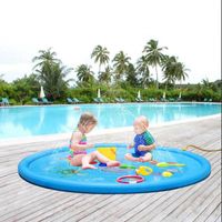 Wholesale Pool Accessories cm Kid Inflatable Water Spray Pad Round Splash Play Playing Sprinkler Mat PVC Swimming Pools Yard Outdoor Fun Toy