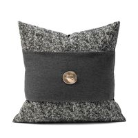 Wholesale Cushion Decorative Pillow Light Luxury Cushion Cover Dark Grey Throw INS Sofa Living Room Cushions Home Decoration x45cm x50cm