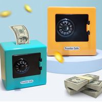 Wholesale Piggy Bank Birthday Toys Gifts for to13 Year Old Boys Girls Money Coin ATM Machine Plastic Saving Banks Safe Lock Box