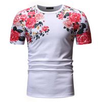 Wholesale Summer Men Women Beautiful Flowers Printed T shirt Harajuku Floral Short Sleeve Tee Homme Streetwear Camiseta Hombre