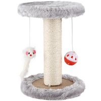 Wholesale Cat Toys Scratching Post With Hanging Mouse Play Toy Activity Center Funiture House For Sleeping