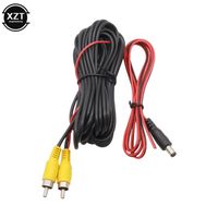 Wholesale Car Rear View Cameras Parking Sensors Universal Meters RCA Video Signal Cable Waterproof Wire For Connecting Reverse Camera With Multimed