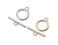 Wholesale SILVER GOLD Alloy OT Toggle Clasps For Bracelets Necklace DIY Jewelry Making Supplies
