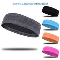 Wholesale Sports Headband Men Run Basketball Fitness Yoga Sweat Absorption Guide Band Scarf Silicone Protect Forehead Female Hair Scarves