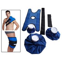 Wholesale 3 Packs Ice Bag with Support Flexible Wrap for Injuries Reusable Hot Water Bag for Hot is Cold Therapy Shoulder Frozen