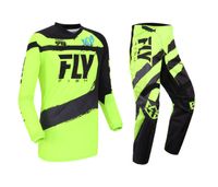 Wholesale 2019 Fly Fish Racing Suit Jersey Pant Combo Motorcycle Bike ATV BMX MTB Mx Off Road Downhill Riding Adult Gear Set