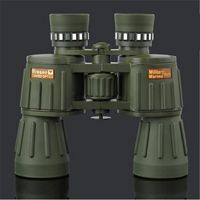 Wholesale 10x50 HD Large Eyepiece Non infrared Night Vision Binoculars Army Green Color Telescope