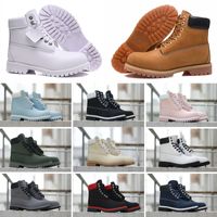 Wholesale 2022 Top Quality Timber Designer luxury boots for mens land winter work womens snow rain Triple White Black Camo size