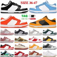 Wholesale Big Size SB Running Shoes For Mens Womens Grey Fog Syracuse Green Glow Black White Chunky Coast UNC Low Skate Designers Sports Sneakers Trainers US