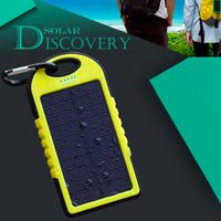 Wholesale SALE Power Bank Marsnake Waterproof Solar Real mAh Dual USB External Port Polymer Battery Charger with Outdoor Light Lamp