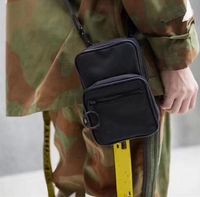 Wholesale Brand designer Mini off Men women black canvas strap Shoulder Bag MessageBag camera waist bags multi purpose satchel Outdoor