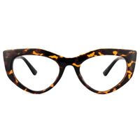 Wholesale Fashion Sunglasses Frames Zeelool Chic Cat Eye Glasses Frame With Non prescription Clear Lens OP249168