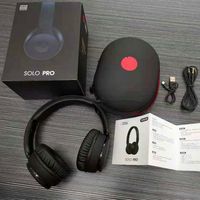 Wholesale 2021 Newest SOLO PRO Wireless headphones Bluetooth Headphones headset Deep Bass Earphone With Retail Box Support Pop up Window