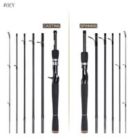 Wholesale WOEN Portable meters Carbon M tune Spinning Rods Straight handle Luya sea bass fishing rod