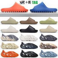 Wholesale Slides Resin Foam Runner Sandals slipper MXT Moon Gray Clay Mineral Blue Earth Brown clog triple black woman mans tainers slip on Outdoor shoes slippers