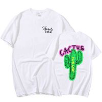 Wholesale Cotton Men s and Women s T shirt Set Printed by Cactus Jack s Travis Scott Luxury Accessories Hip hop Style Suitable for Lovers