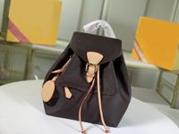 Wholesale Fashion Luxury Designer Backpack Style Bags Imitation Brand Lady Handbag Letters Flowers Women Shoulder Crossbody Totes Zipper Female Purse Wallets Cowhide